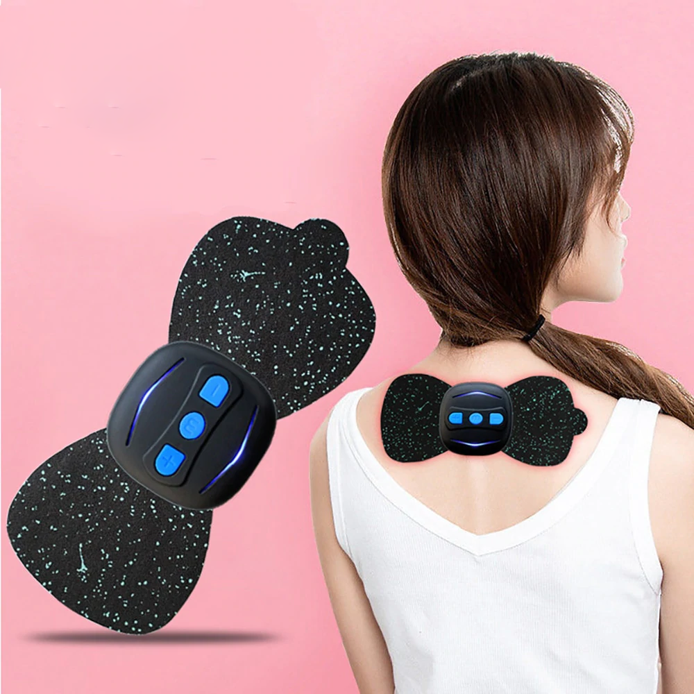 Smart Neck Massage Patch, Mini Electric Massager, Portable Neck