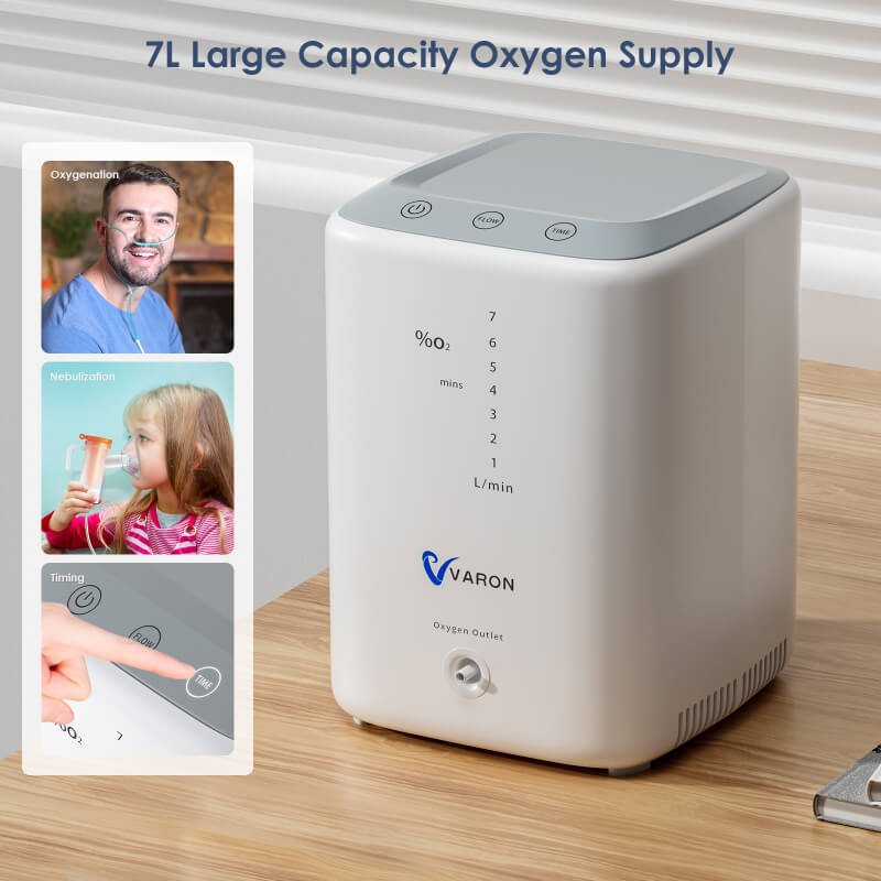 Oxygen supply for store home use