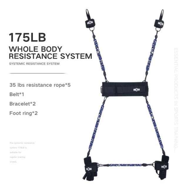 125lbs 300lbs Full Body Resistance Band Strength Resistance